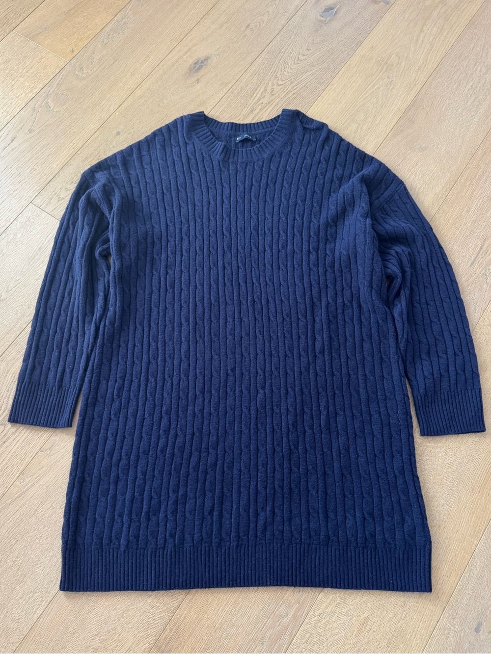 Gap Navy Knit Sweater Mini Dress Tall Size XL